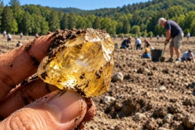 ABD’deki Crater of Diamonds Parkı’nda 4,38 Karatlık Sarı Elmas Keşfedildi